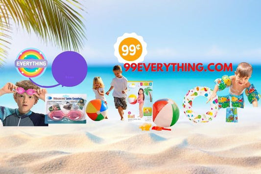 Stock Up on Beach Gear for Summer Fun at Only 99¢ Each