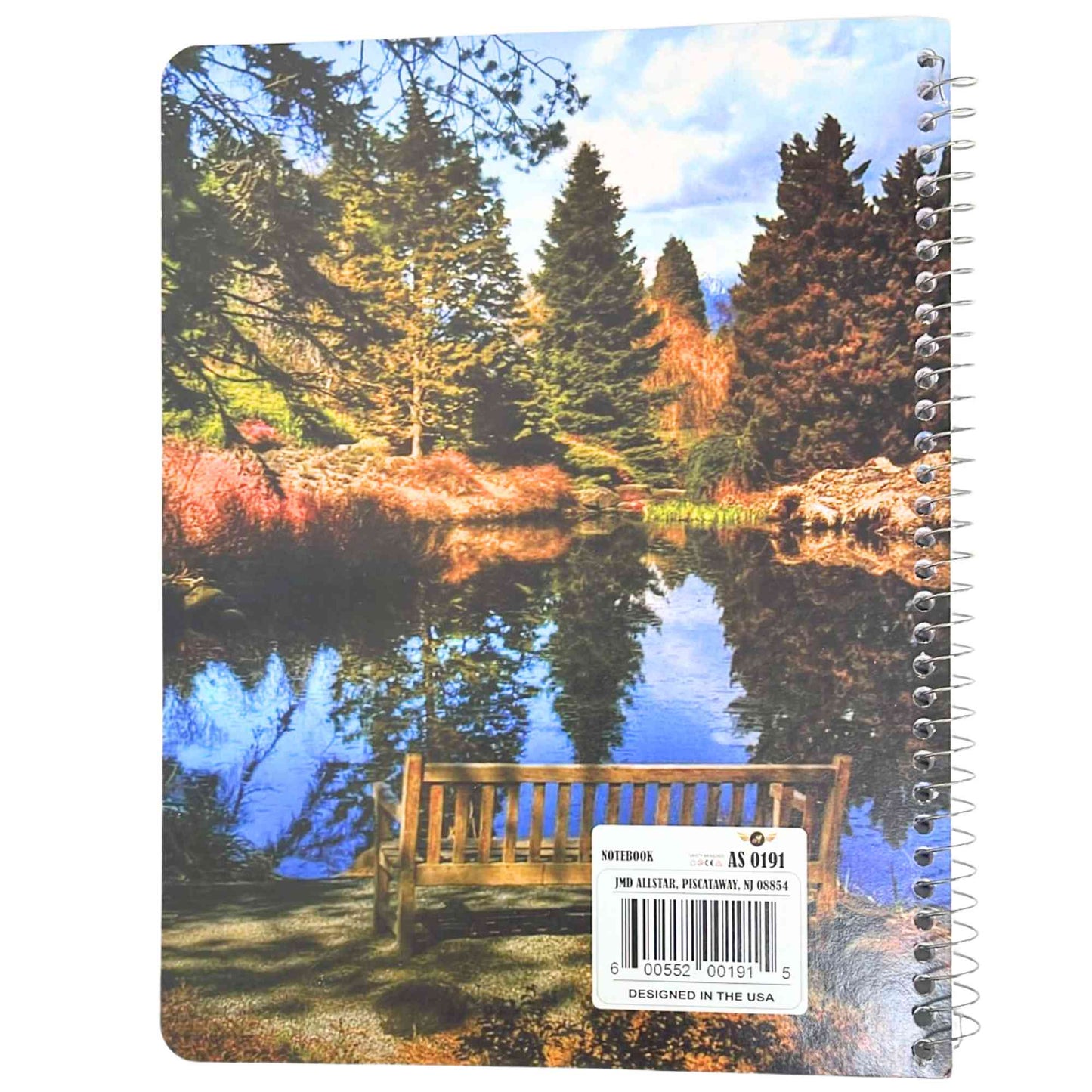 1-Subject Spiral Notebook – Wide Ruled Durable and Stylish for School, Work, or Home