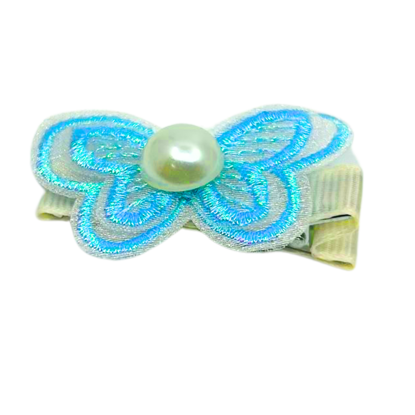 Stylish Fabric Butterfly Hair Clips: 1CT