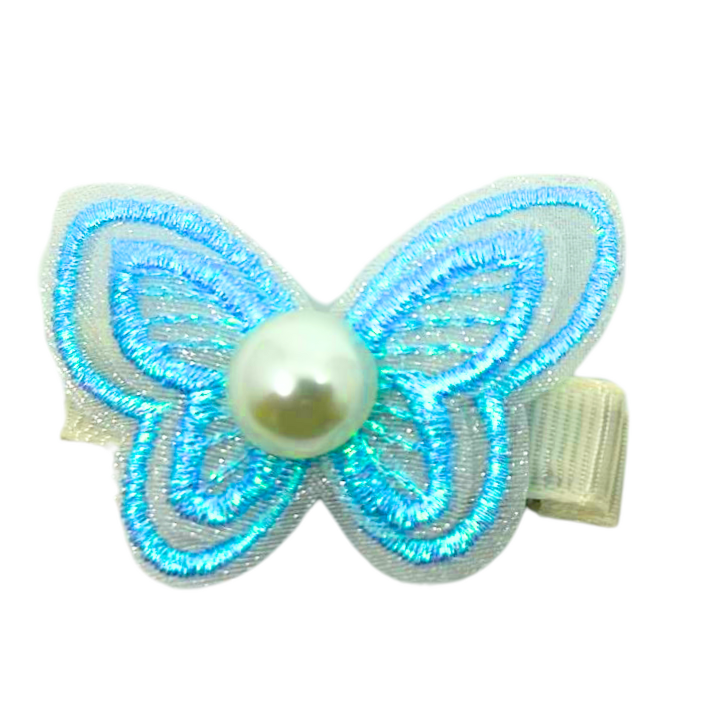 Stylish Fabric Butterfly Hair Clips: 1CT