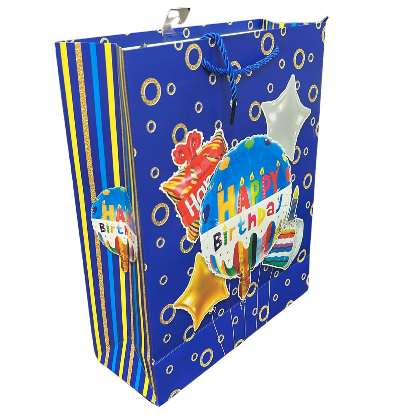 Bright Colorful Happy Birthday Gift Bag:1CT