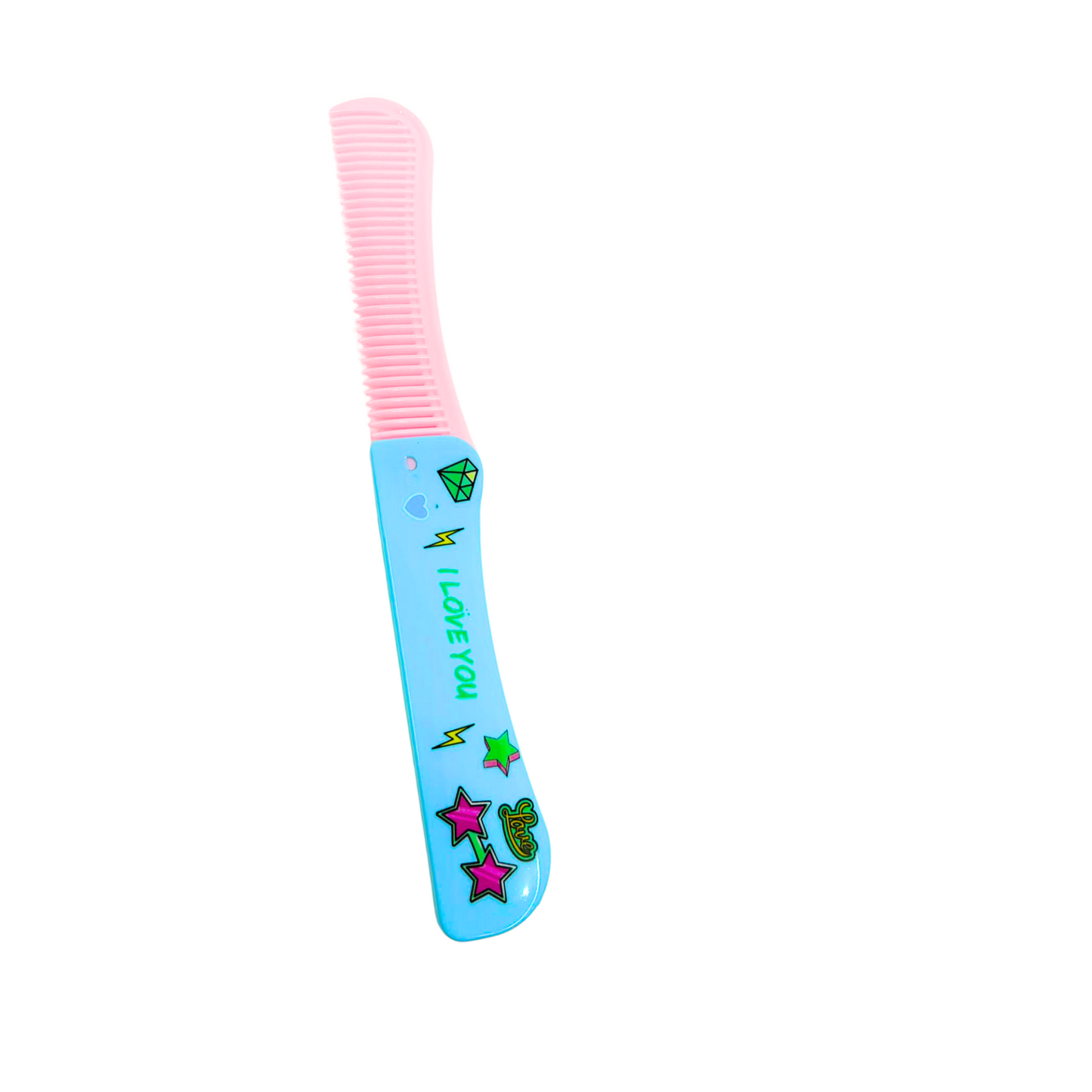 Folding Hair Comb – Compact and Convenient Grooming Tool for On the Go Use: 1CT