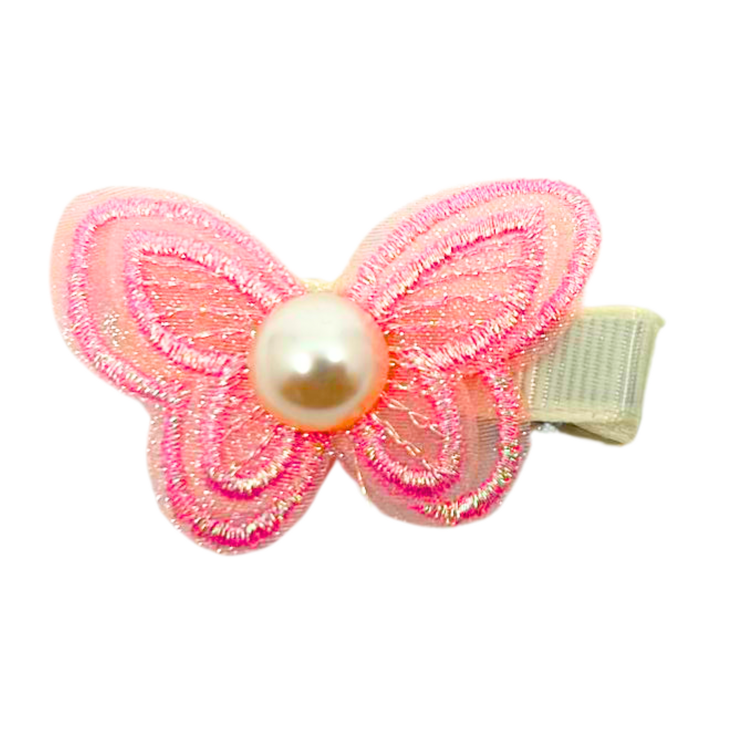 Stylish Fabric Butterfly Hair Clips: 1CT
