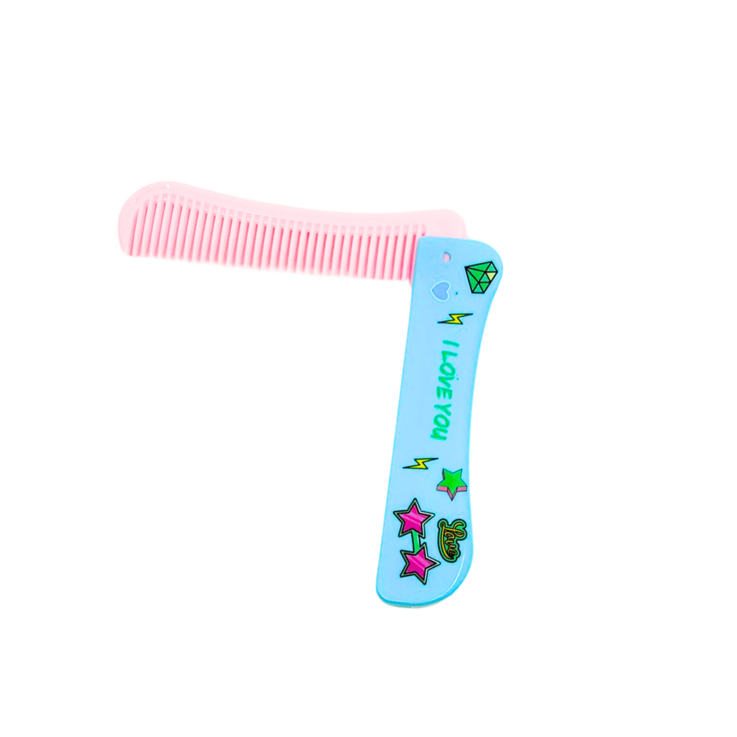 Folding Hair Comb – Compact and Convenient Grooming Tool for On the Go Use: 1CT