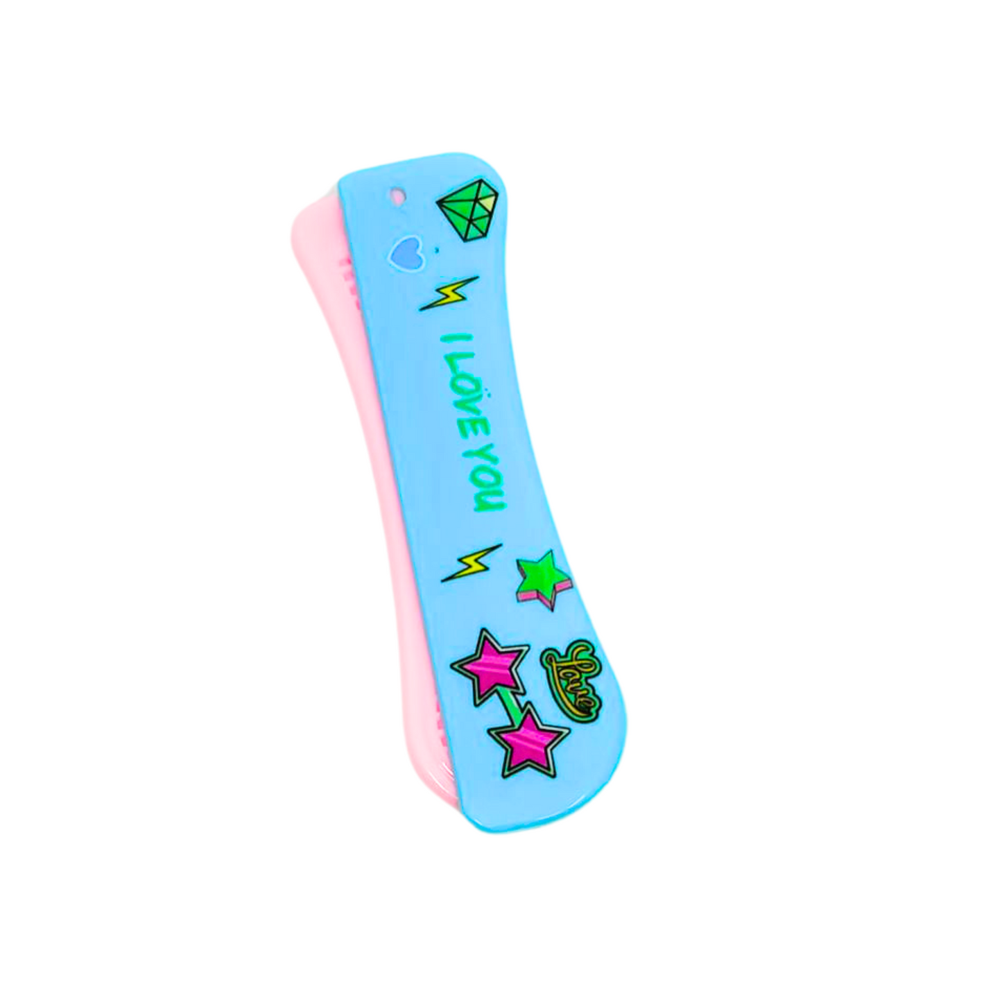 Folding Hair Comb – Compact and Convenient Grooming Tool for On the Go Use: 1CT