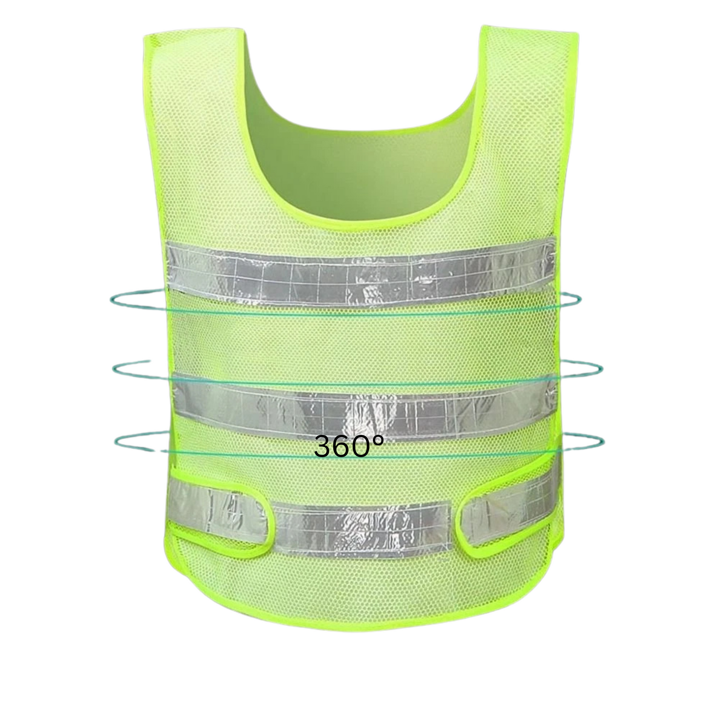 Reflective Safety Vest – 360° High Visibility Vest:1CT