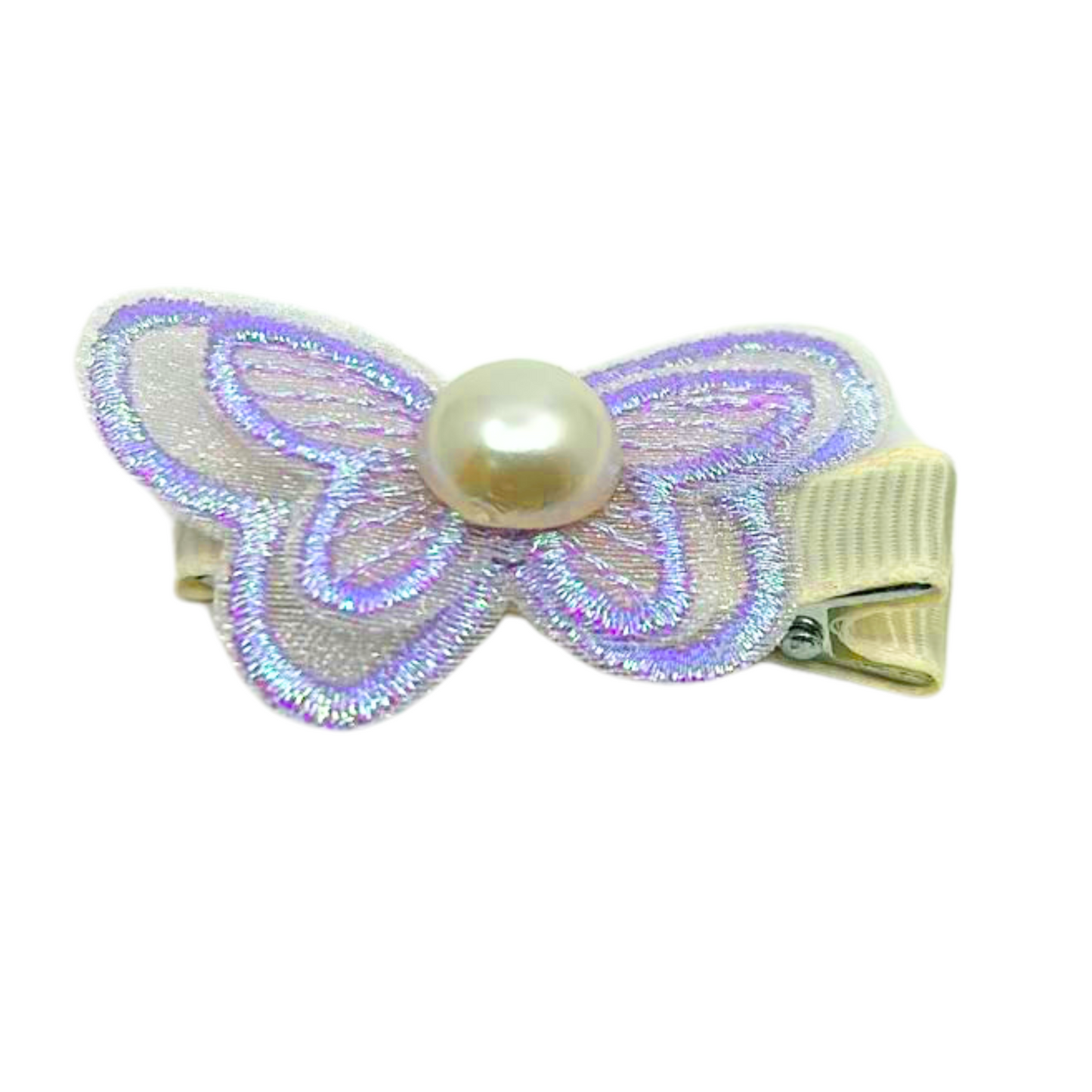 Stylish Fabric Butterfly Hair Clips: 1CT