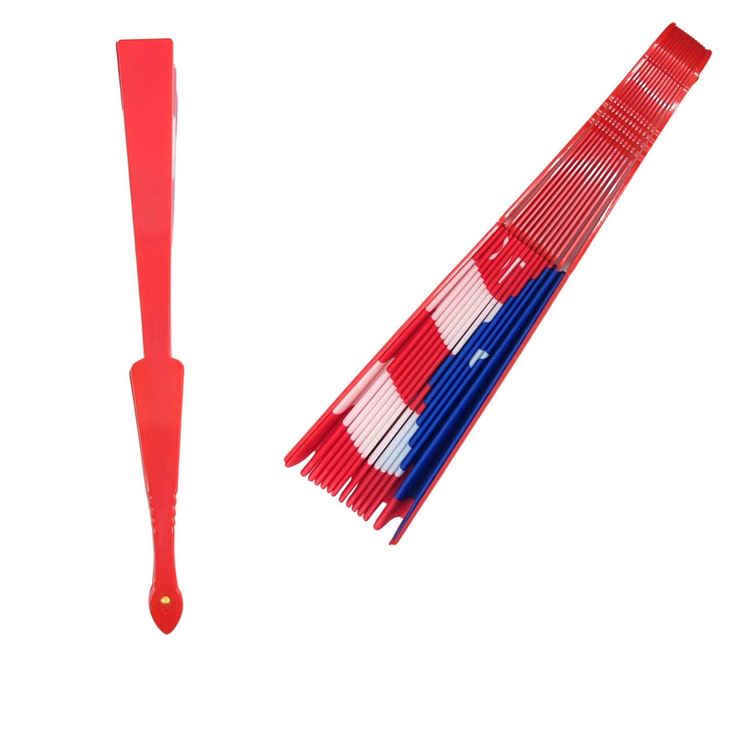 99¢- 14 x 9 Inches Puerto Rico Hand Folding Fan: 1CT