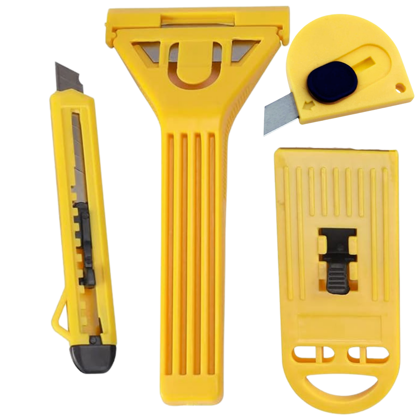 4-in-1 Utility Tool Set – Knife, Opener, Scraper & Window Cleaner:1Set