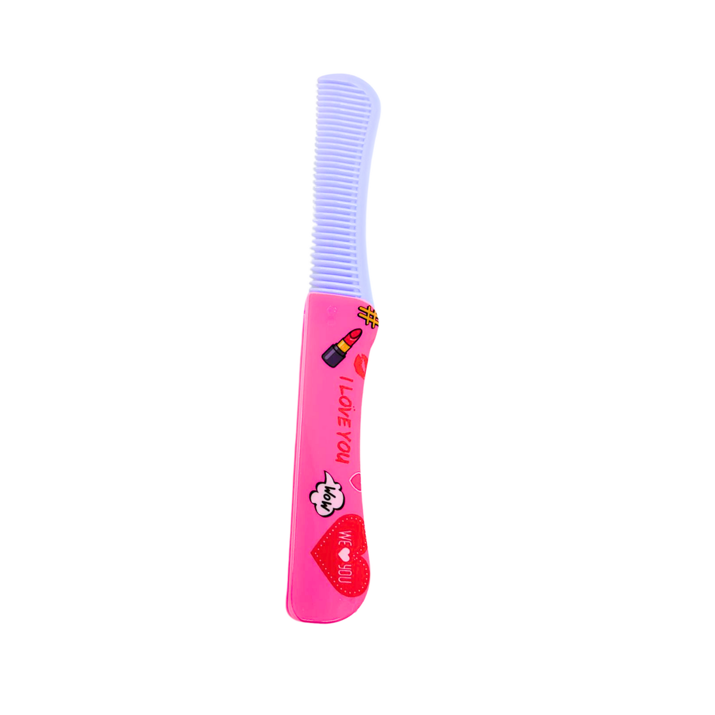 Folding Hair Comb – Compact and Convenient Grooming Tool for On the Go Use: 1CT
