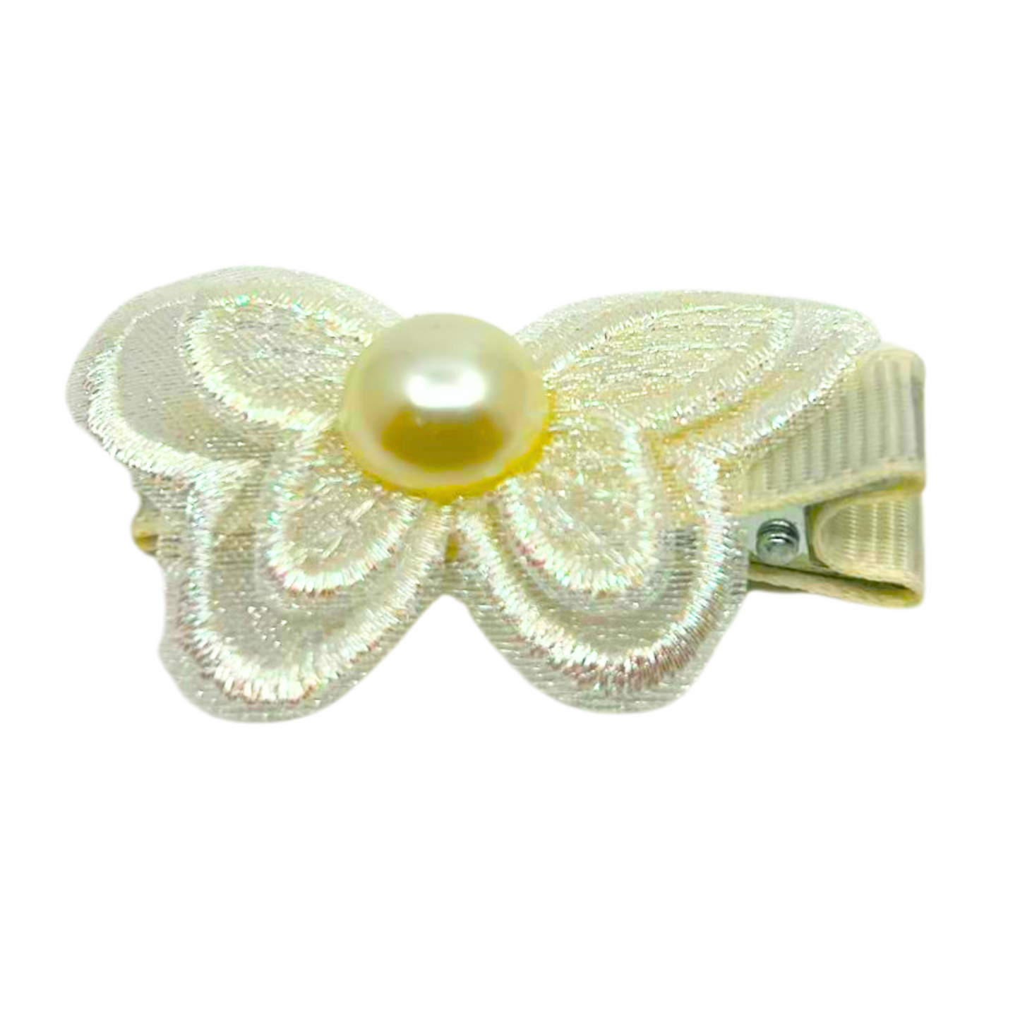 Stylish Fabric Butterfly Hair Clips: 1CT