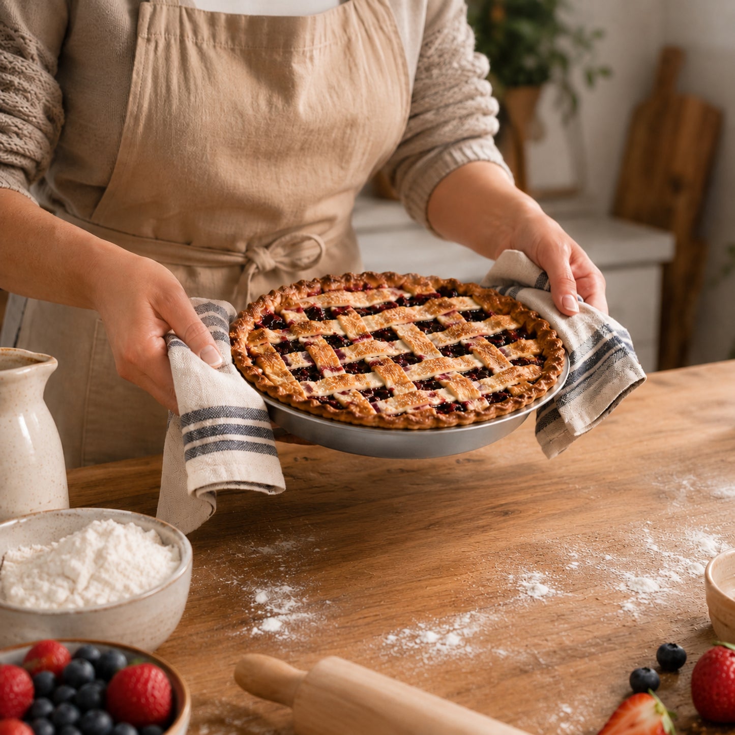 9 Inch Pie Baking Pan for Quiches and Cakes
