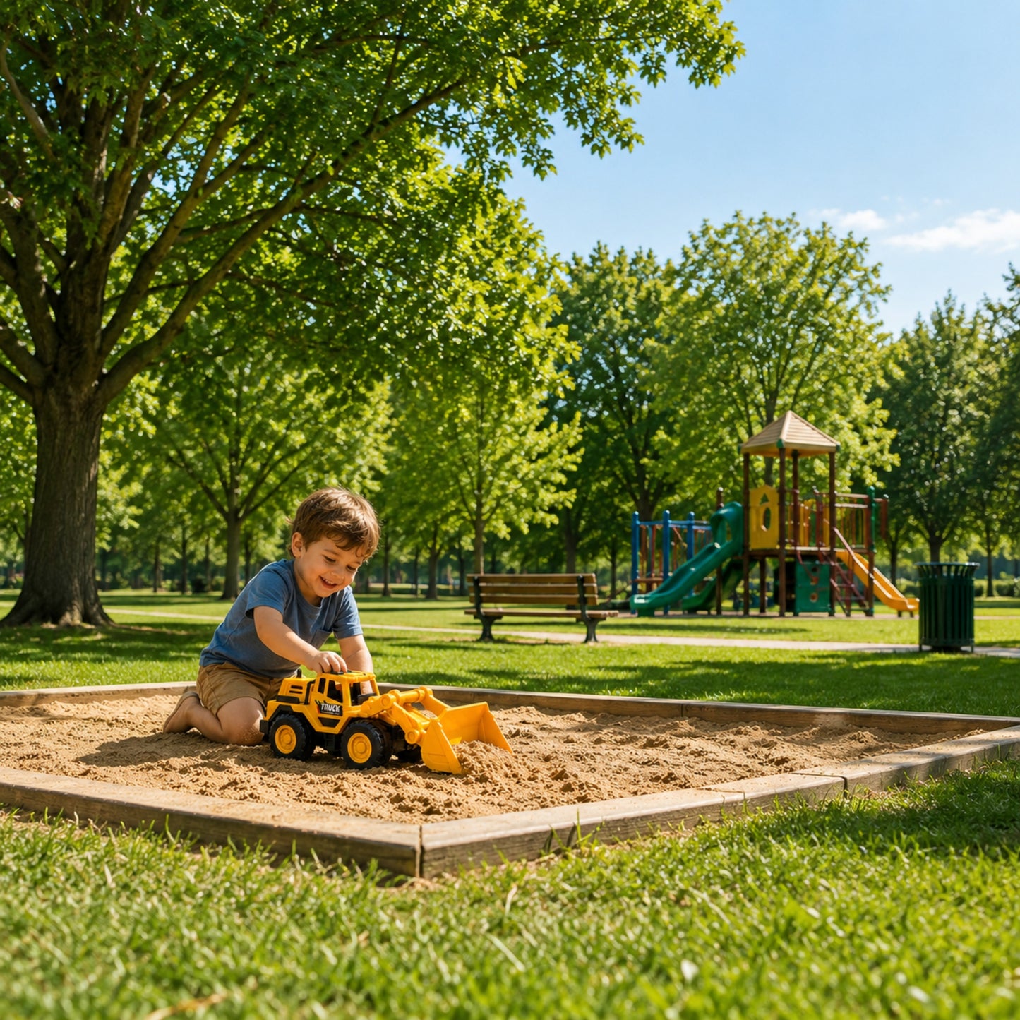 Kids Bulldozer Truck Toy for Imaginative Fun