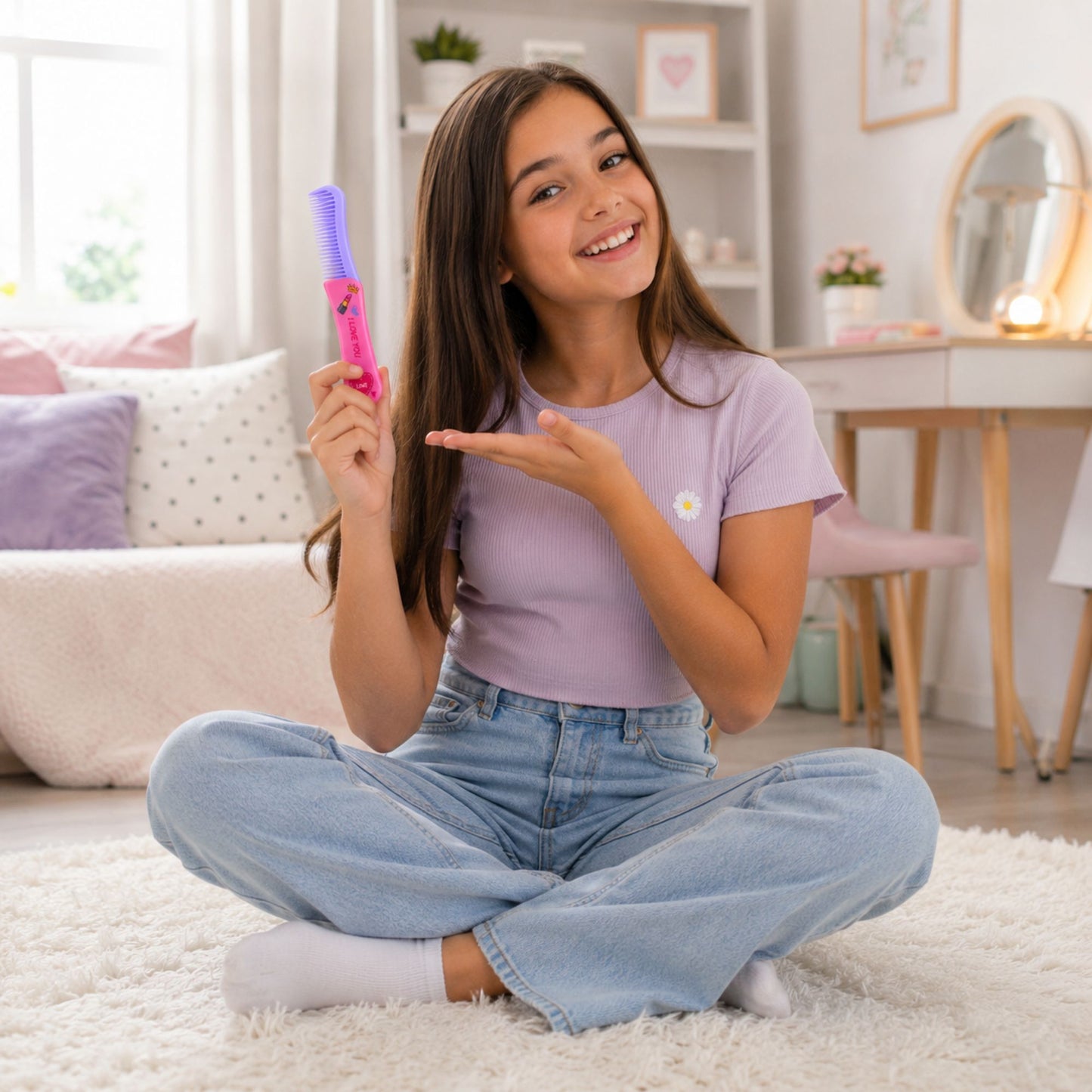 Premium Wide Tooth Hair Comb for Everyday Detangling Needs