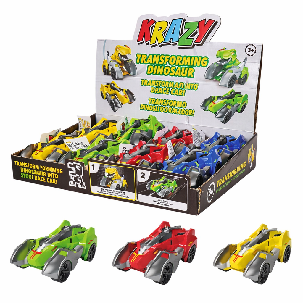 Krazy Toy Car Transforming Dinosaur