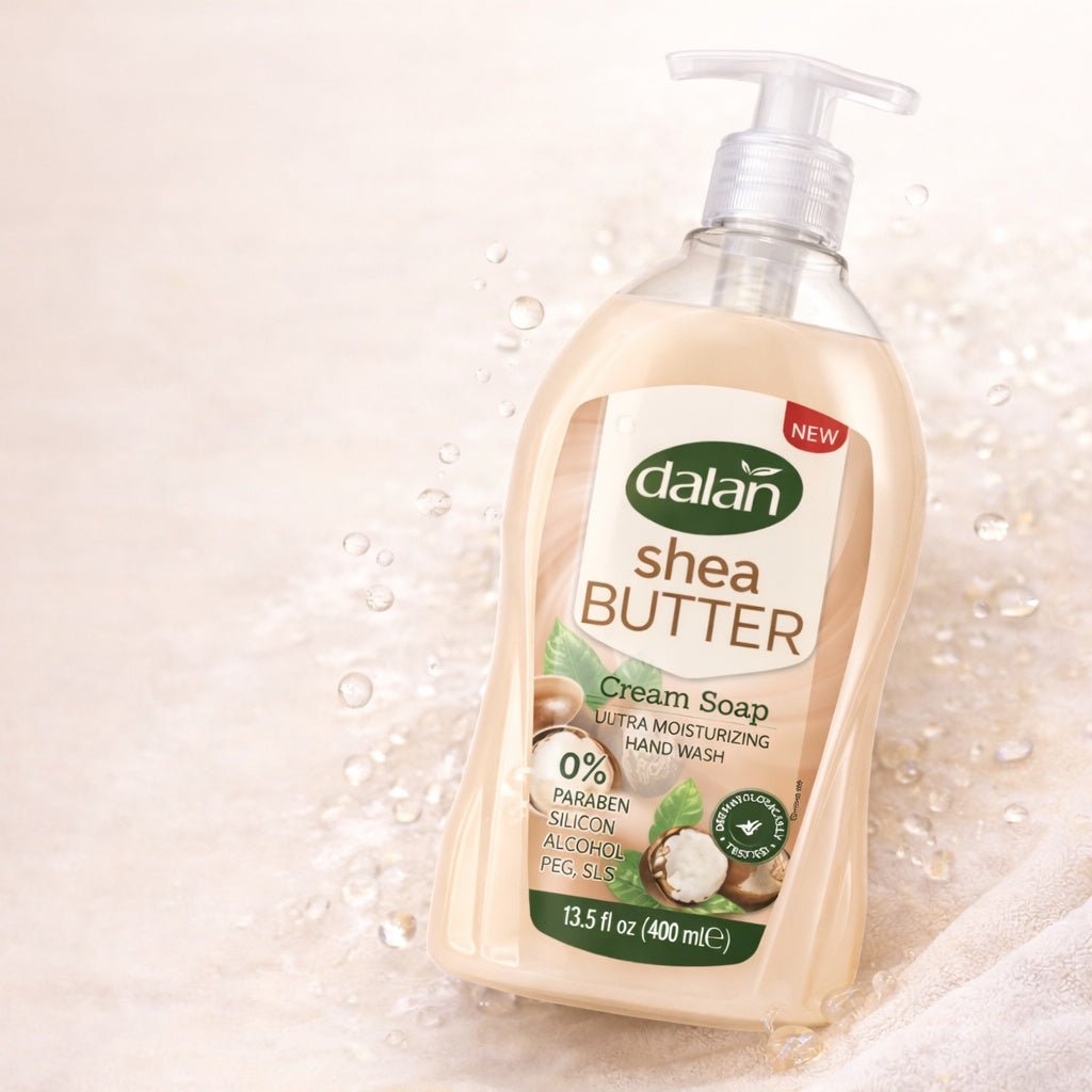 13.5 oz Shea Butter Hand Soap – Ultra Moisturizing Cream Wash lifestyle use image