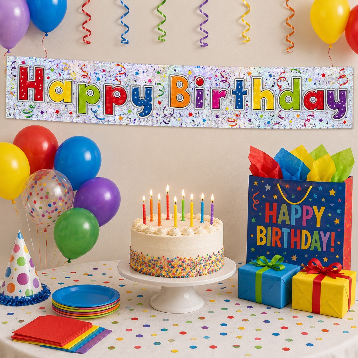 party banner birthday design