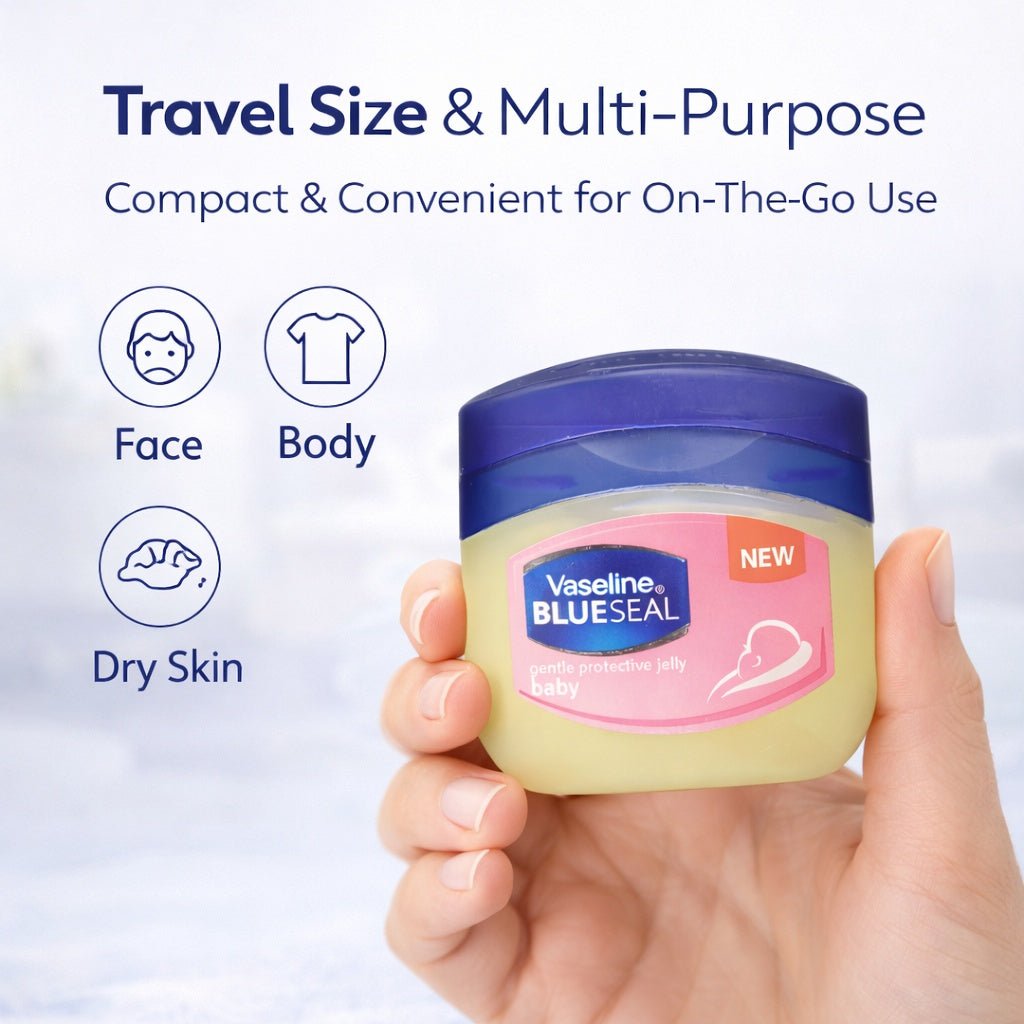 50ml Vaseline Blueseal Gentle Protective Jelly Petroleum Jelly lifestyle use image