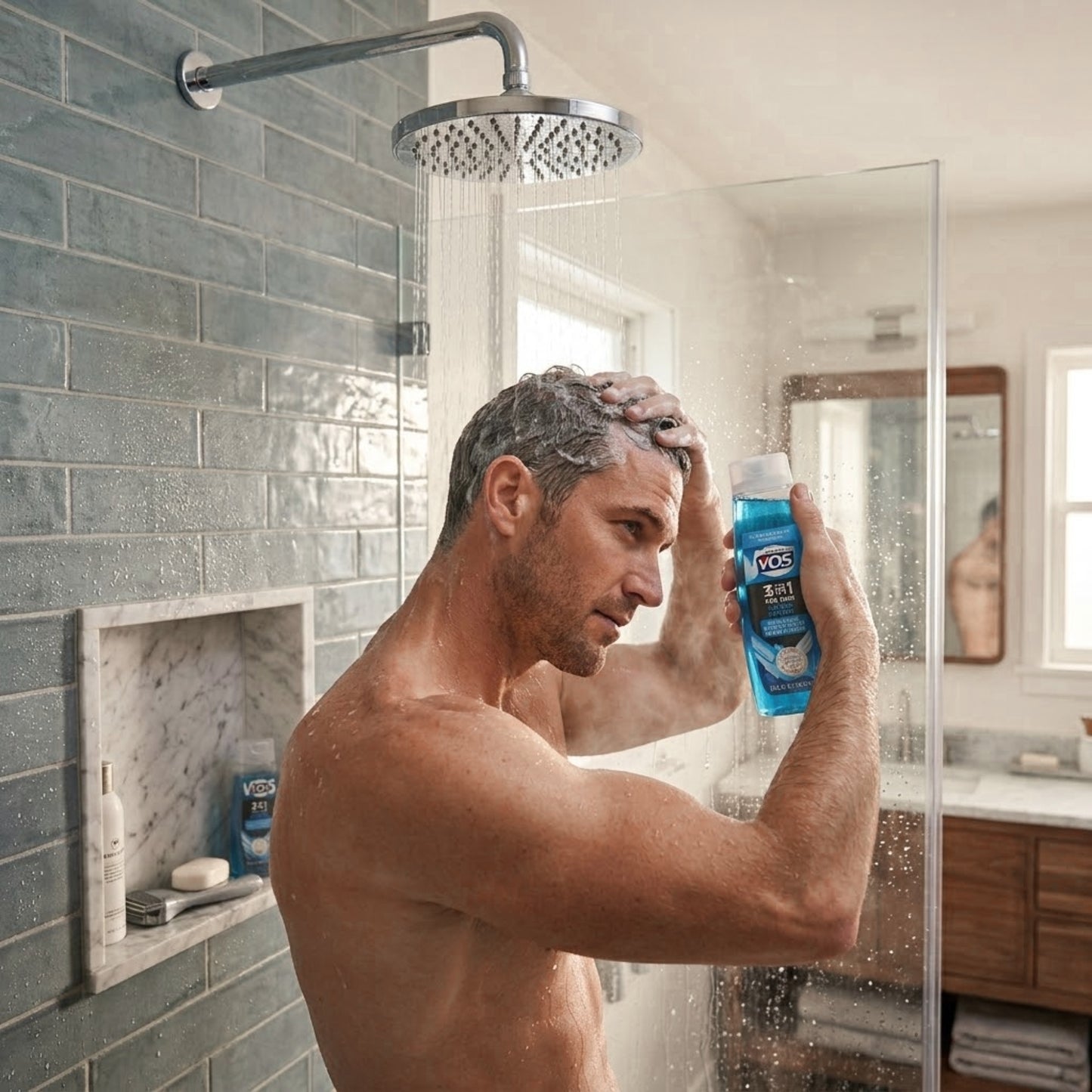 Ocean Surge 3-in-1 Shampoo & Body Wash 15 oz by Alberto VO5 Men