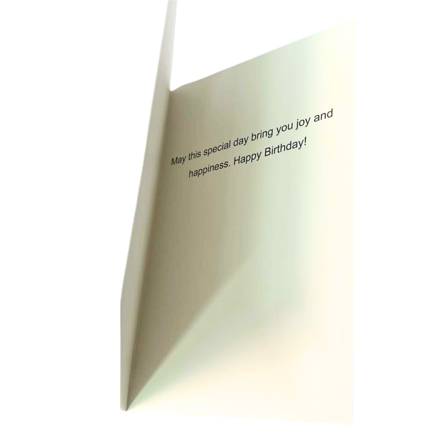 Elegant 4X6 inches Happy Birthday Greeting Card with Envelop: 1CT