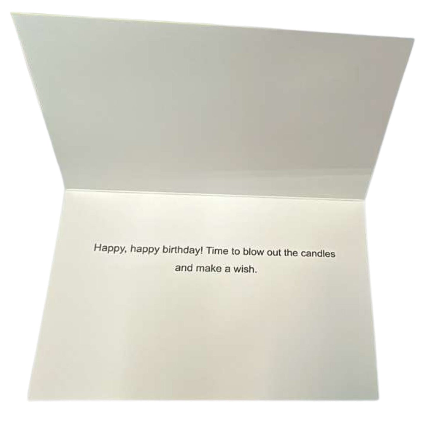 Elegant 4X6 inches Happy Birthday Greeting Card with Envelop: 1CT
