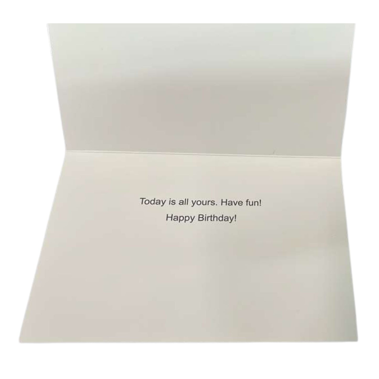 Elegant 4X6 inches Happy Birthday Greeting Card with Envelop: 1CT