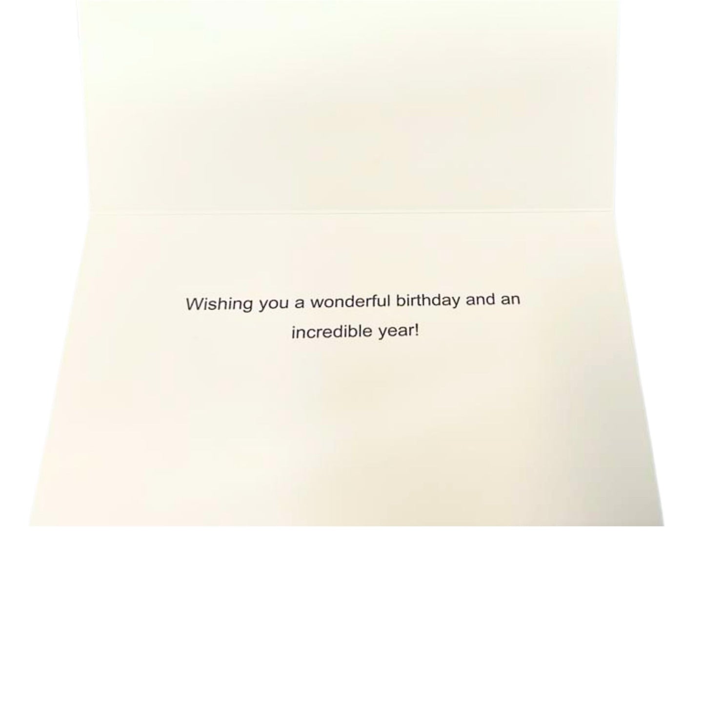 Elegant 4X6 inches Happy Birthday Greeting Card with Envelop: 1CT