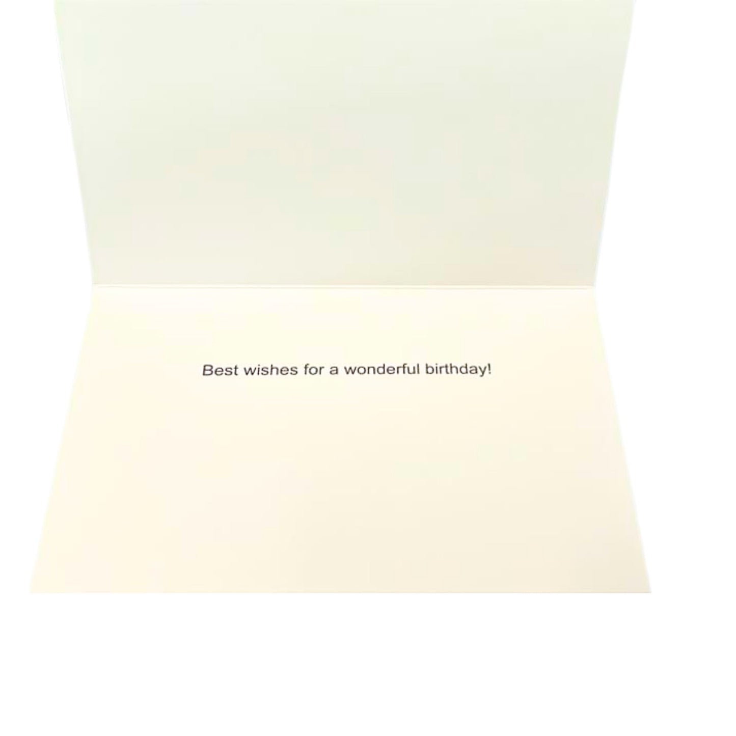 Elegant 4X6 inches Happy Birthday Greeting Card with Envelop: 1CT