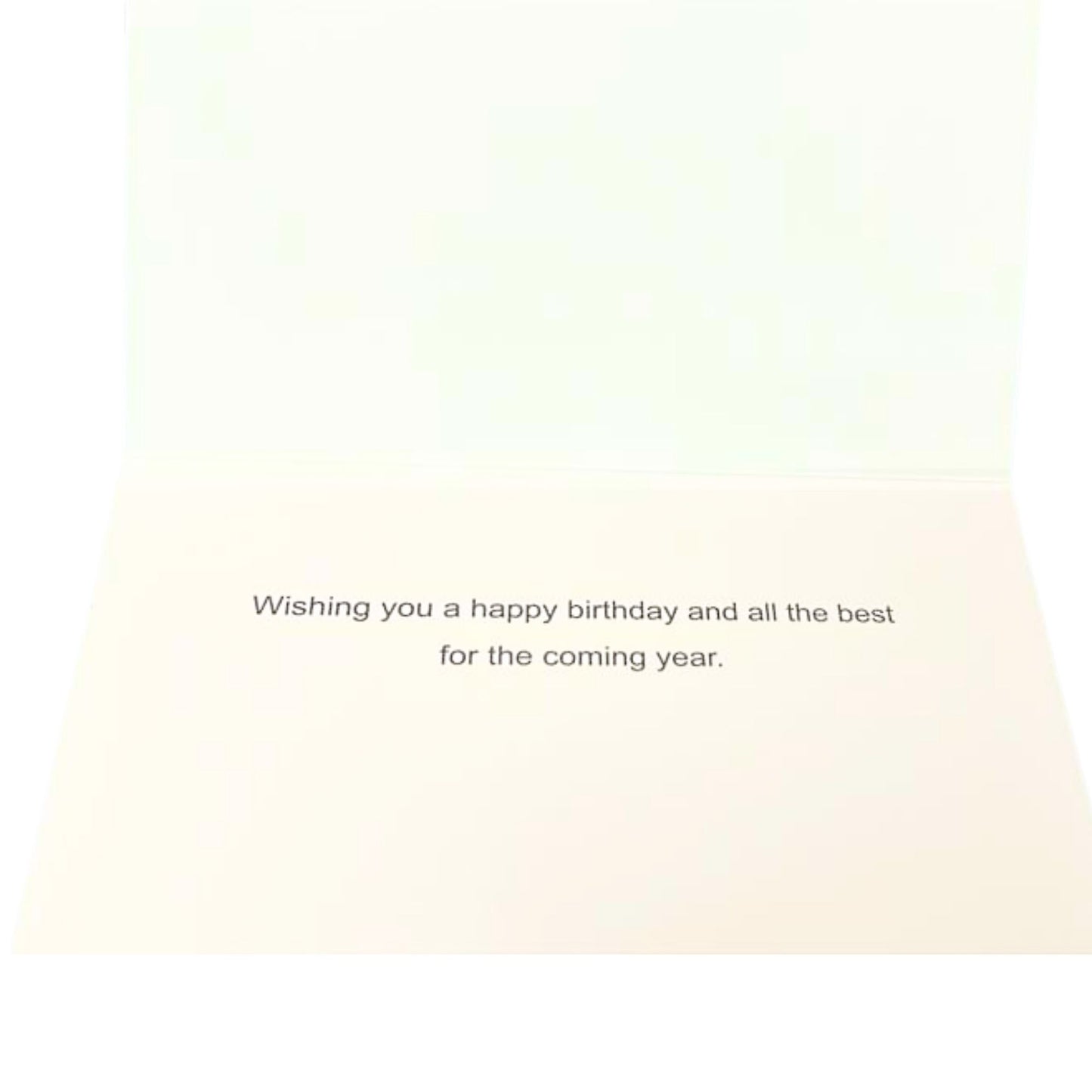 Elegant 4X6 inches Happy Birthday Greeting Card with Envelop: 1CT