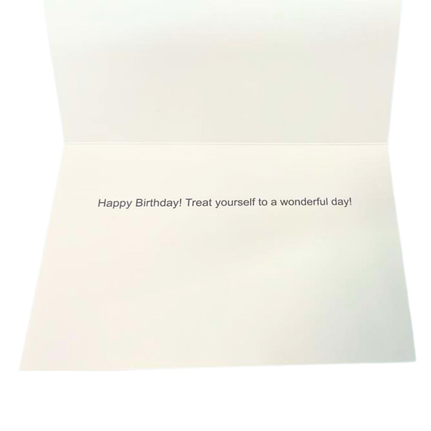 Elegant 4X6 inches Happy Birthday Greeting Card with Envelop: 1CT