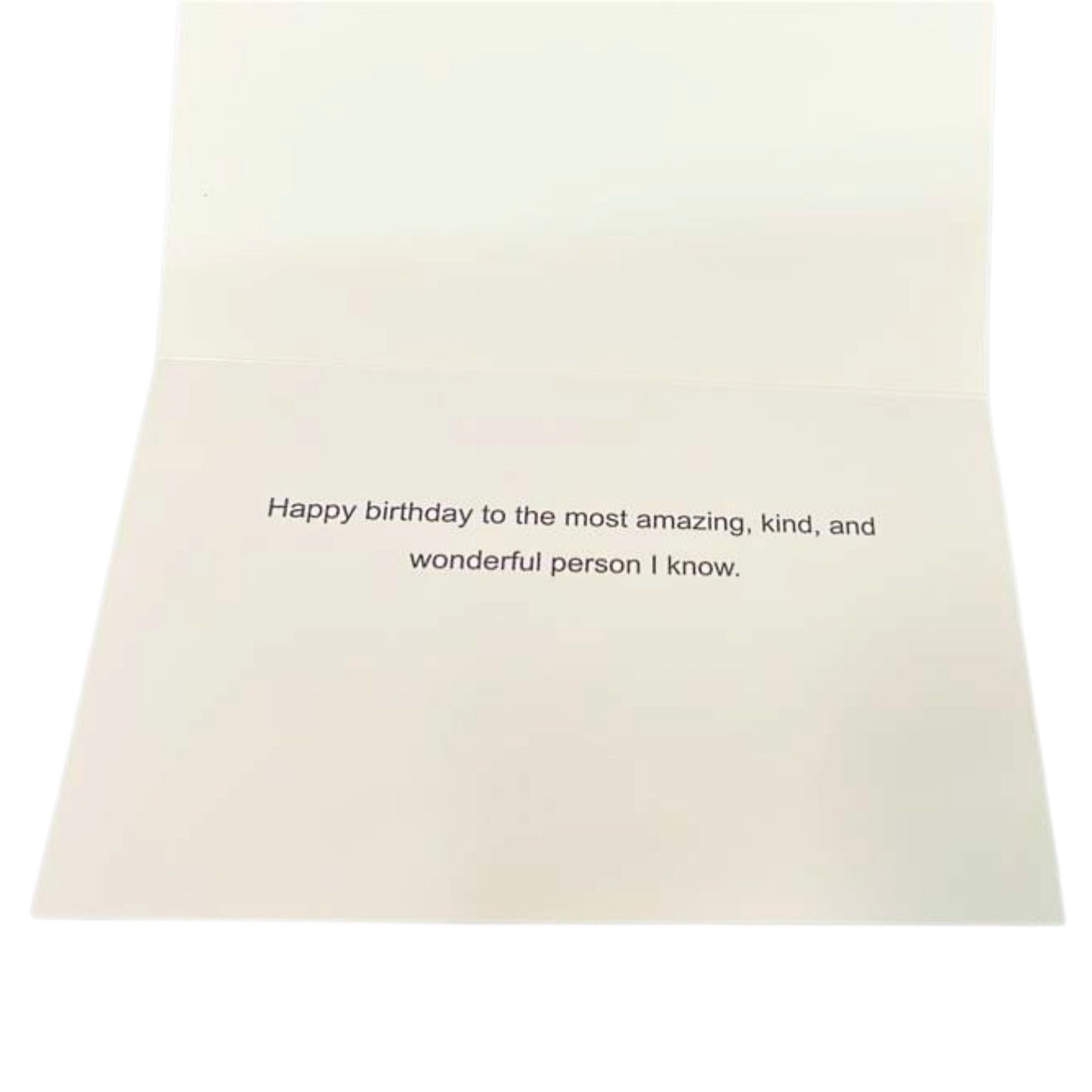 Elegant 4X6 inches Happy Birthday Greeting Card with Envelop: 1CT