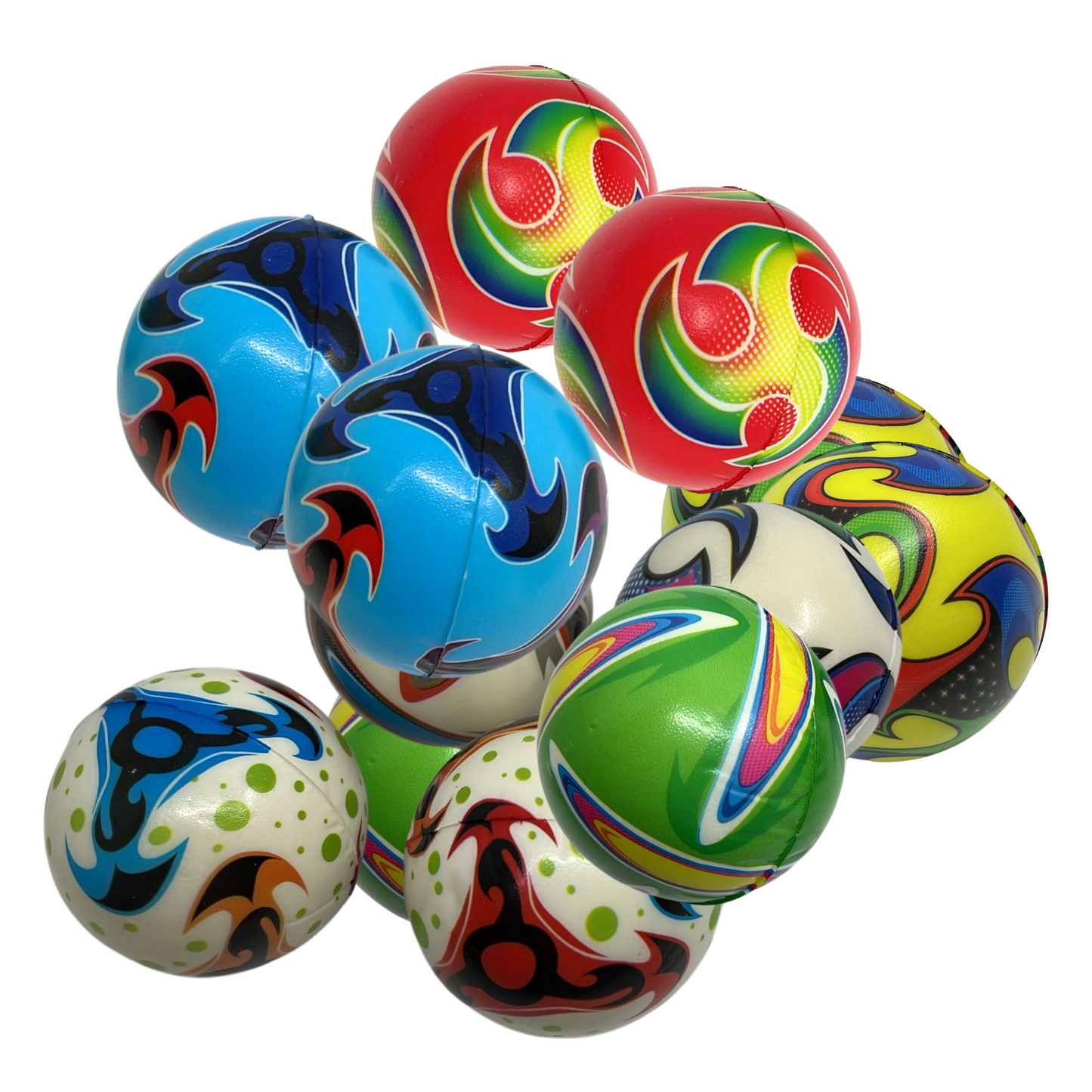 3" Soft Mini Balls for Kids – Fun Patterned Designs, Color & Design May Vary: 1CT