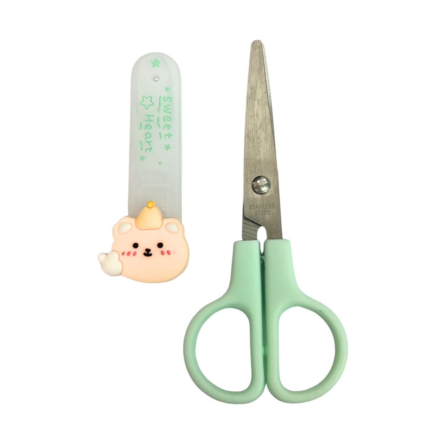 5'' Safety Toddler Scissors with Protective Cover