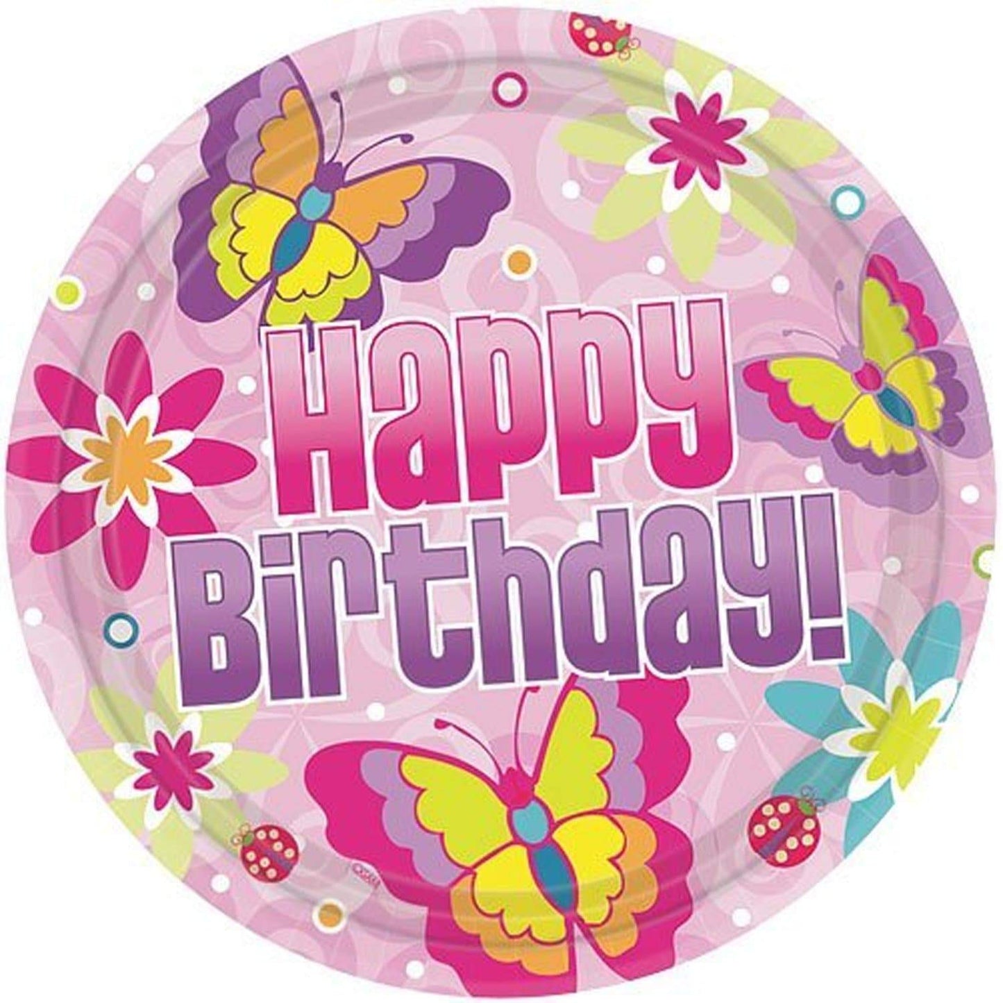 Hanna K. Signature Bday Butterfly Plate