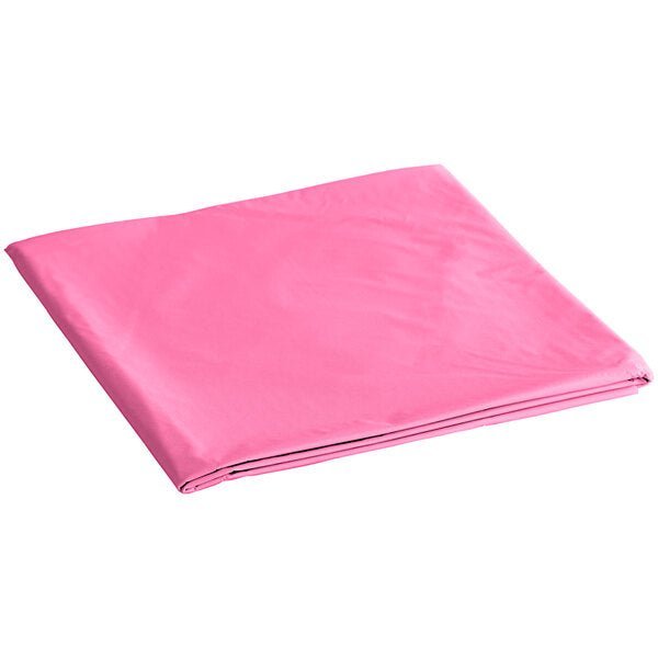 84'' Hot Pink Round TableCloth Plastic Disposable Tablecovers Tablecloths Round lifestyle use image