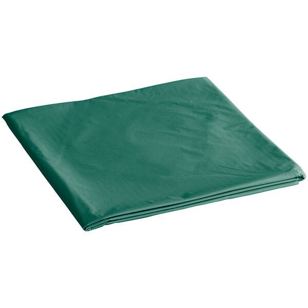 84'' Hunter Green Round TableCloth Plastic Disposable Tablecovers Tablecloths Round lifestyle use image