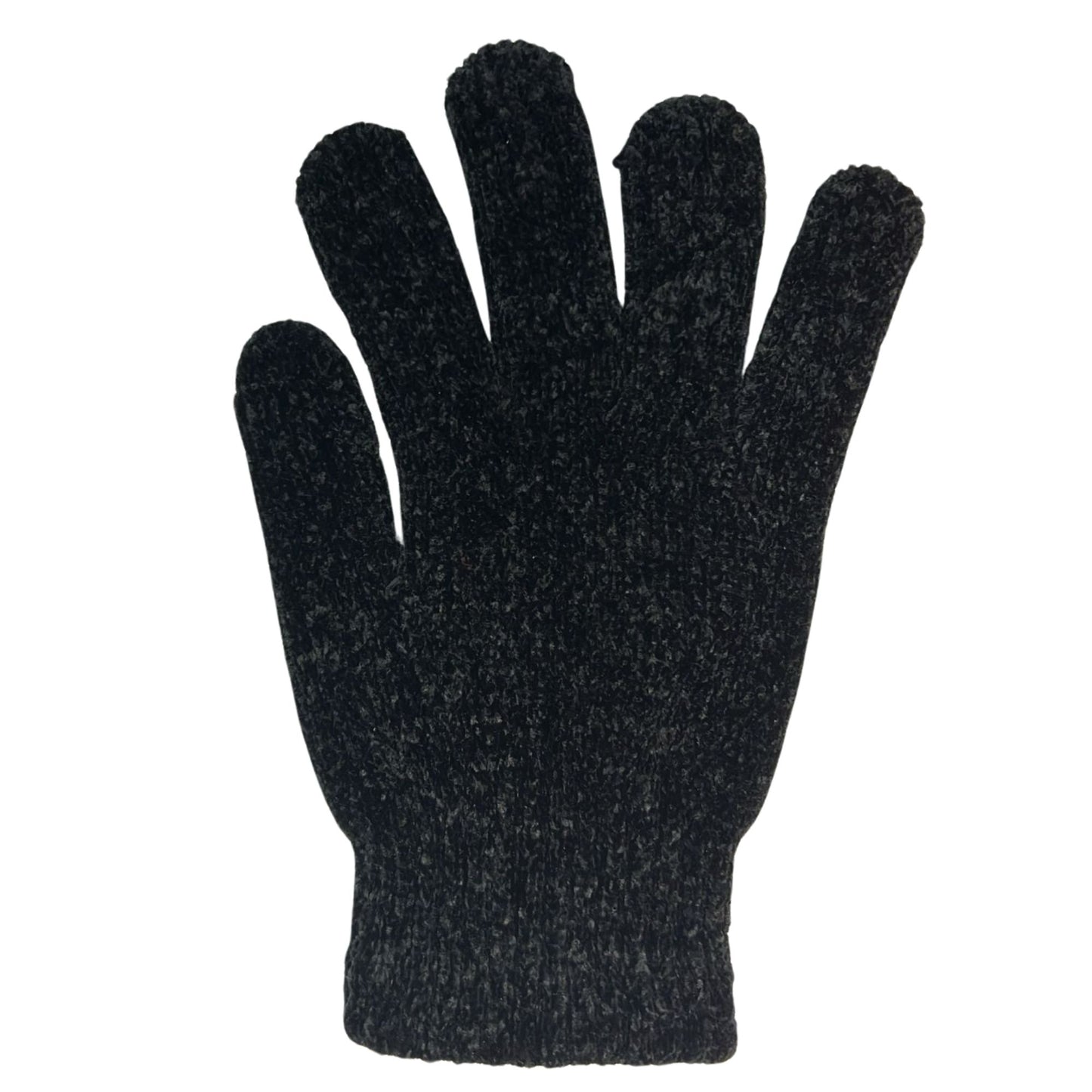Black glove on a white background