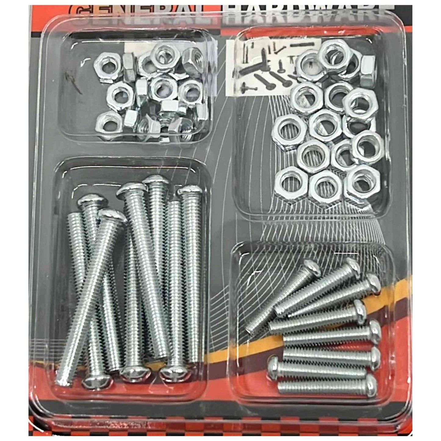 Crews & Bolt Hardware Kit 48 Pack Socket Screws Home Tools size and feature image