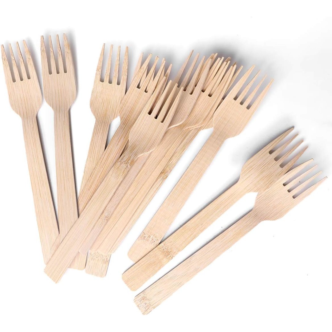 Bamboo Disposable Forks