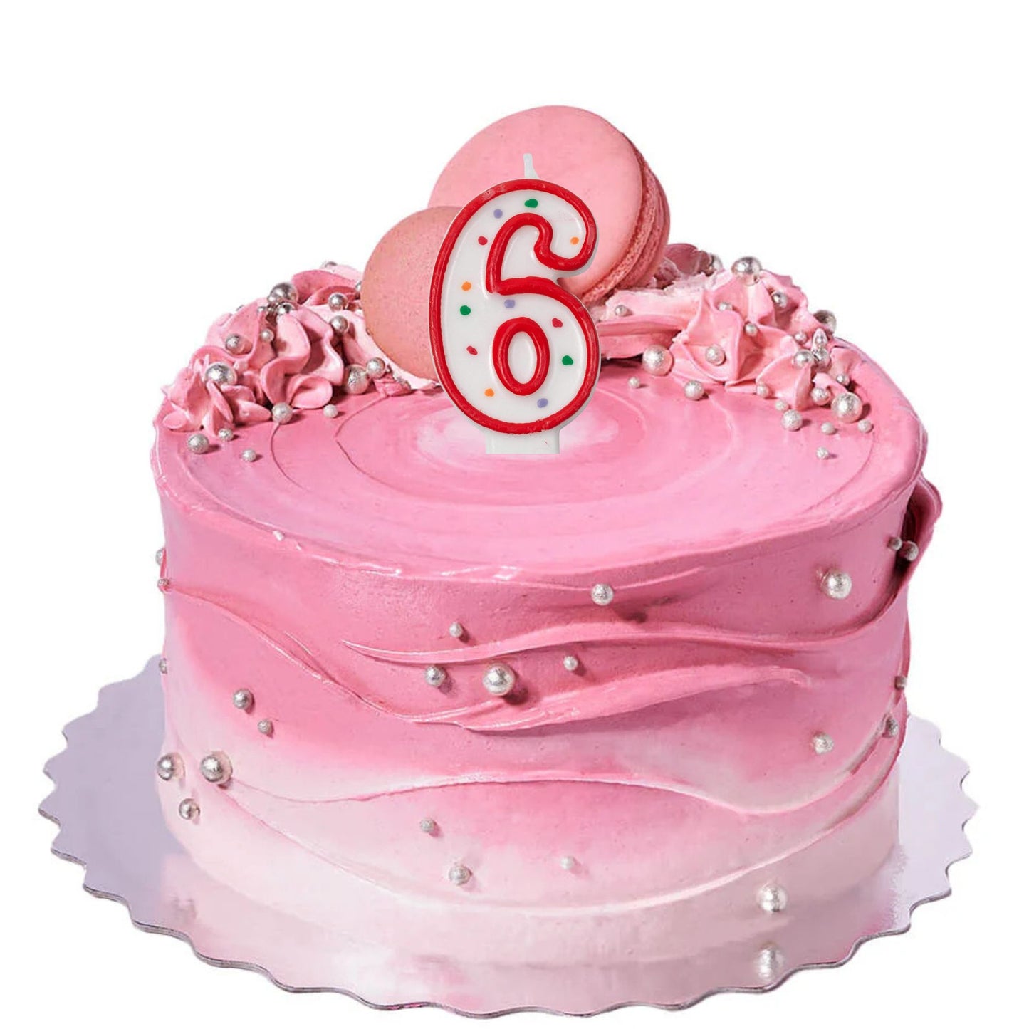 Birthday Number-6 Cake Candle