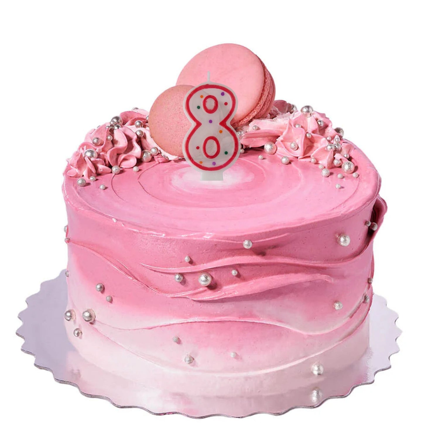 Birthday Number-8 Cake Candle
