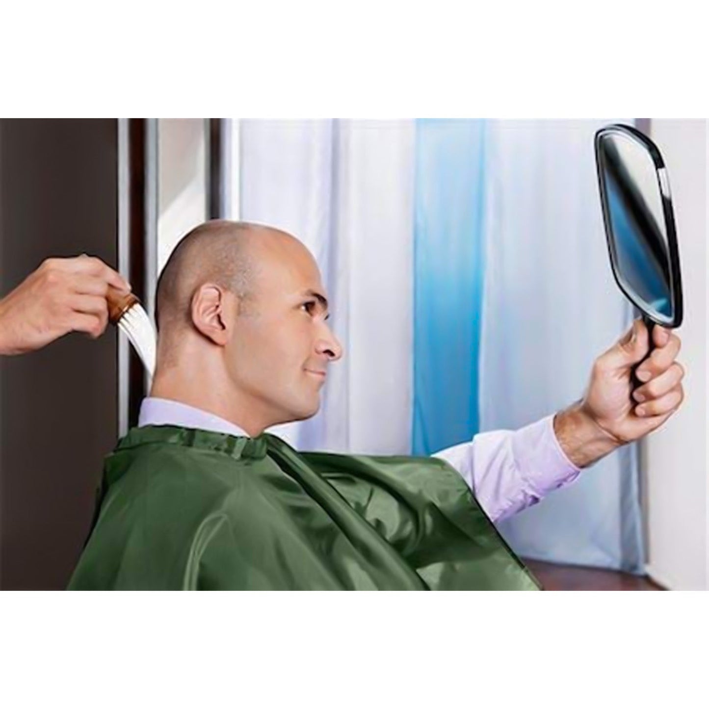 Black Handheld Mirror: