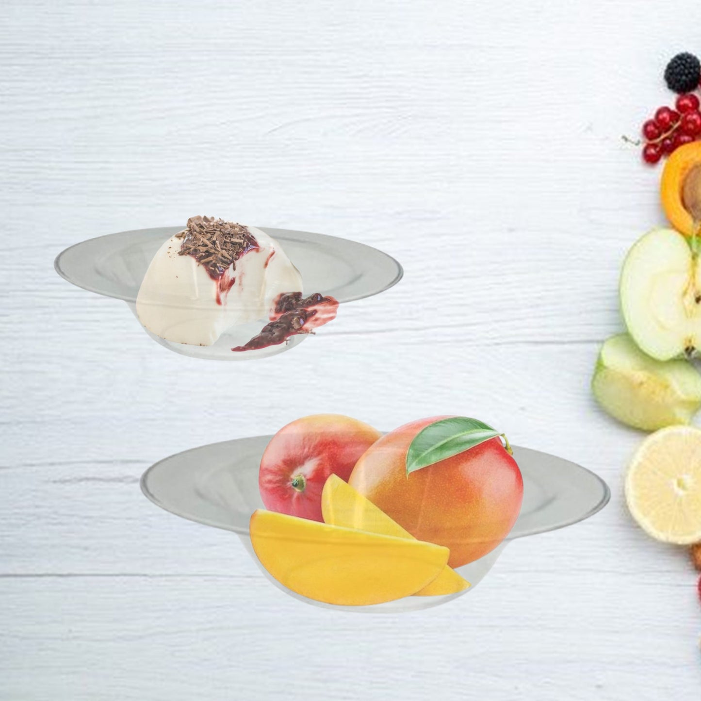 Clear Magnificent Heavyweight Plastic Bowls