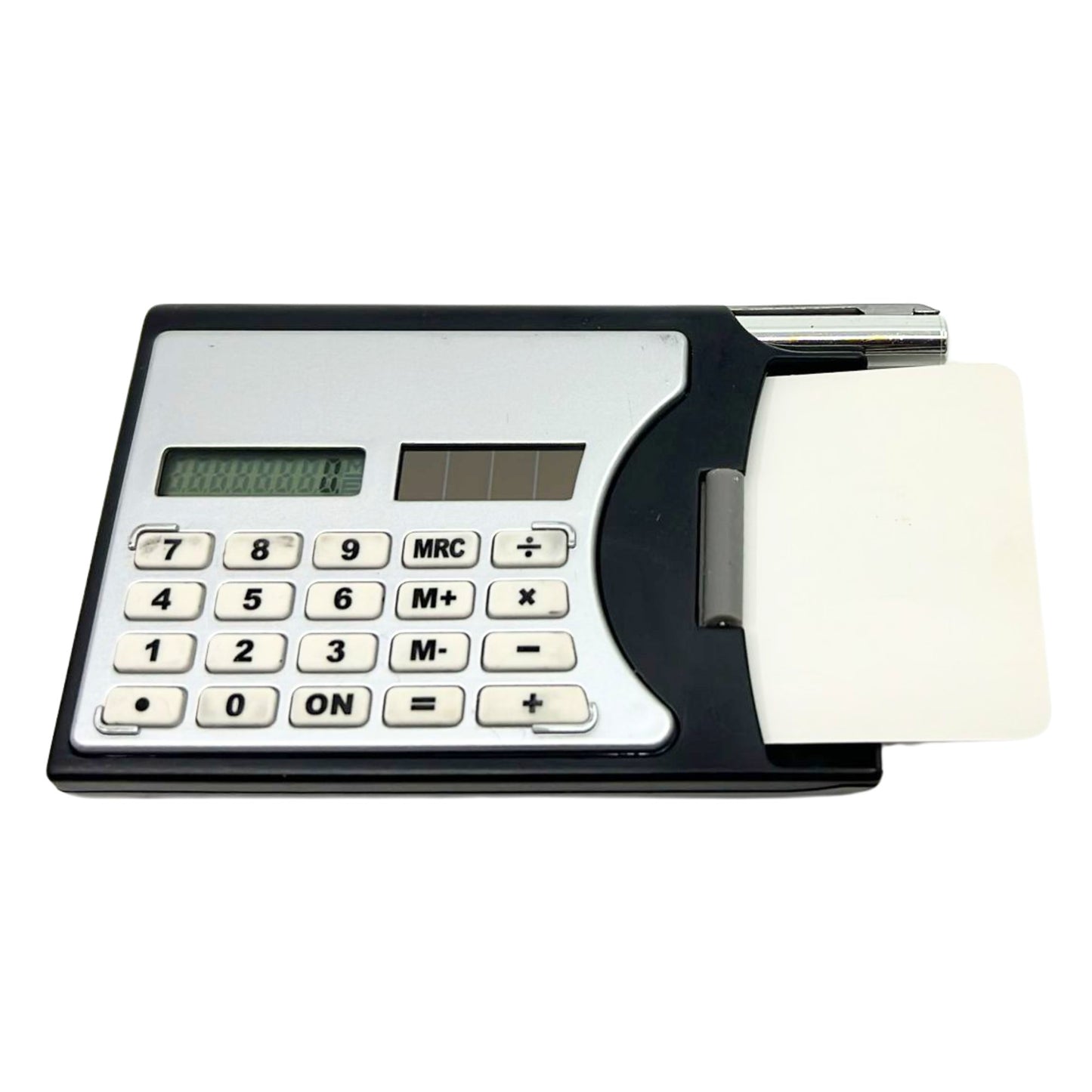 Compact Calculator with Cardholder and Pen