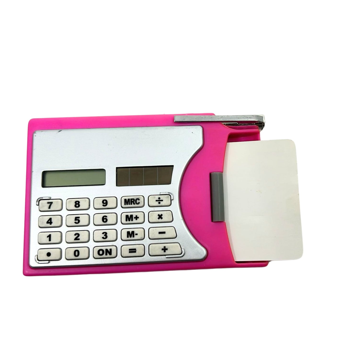 Compact Calculator with Cardholder and Pen