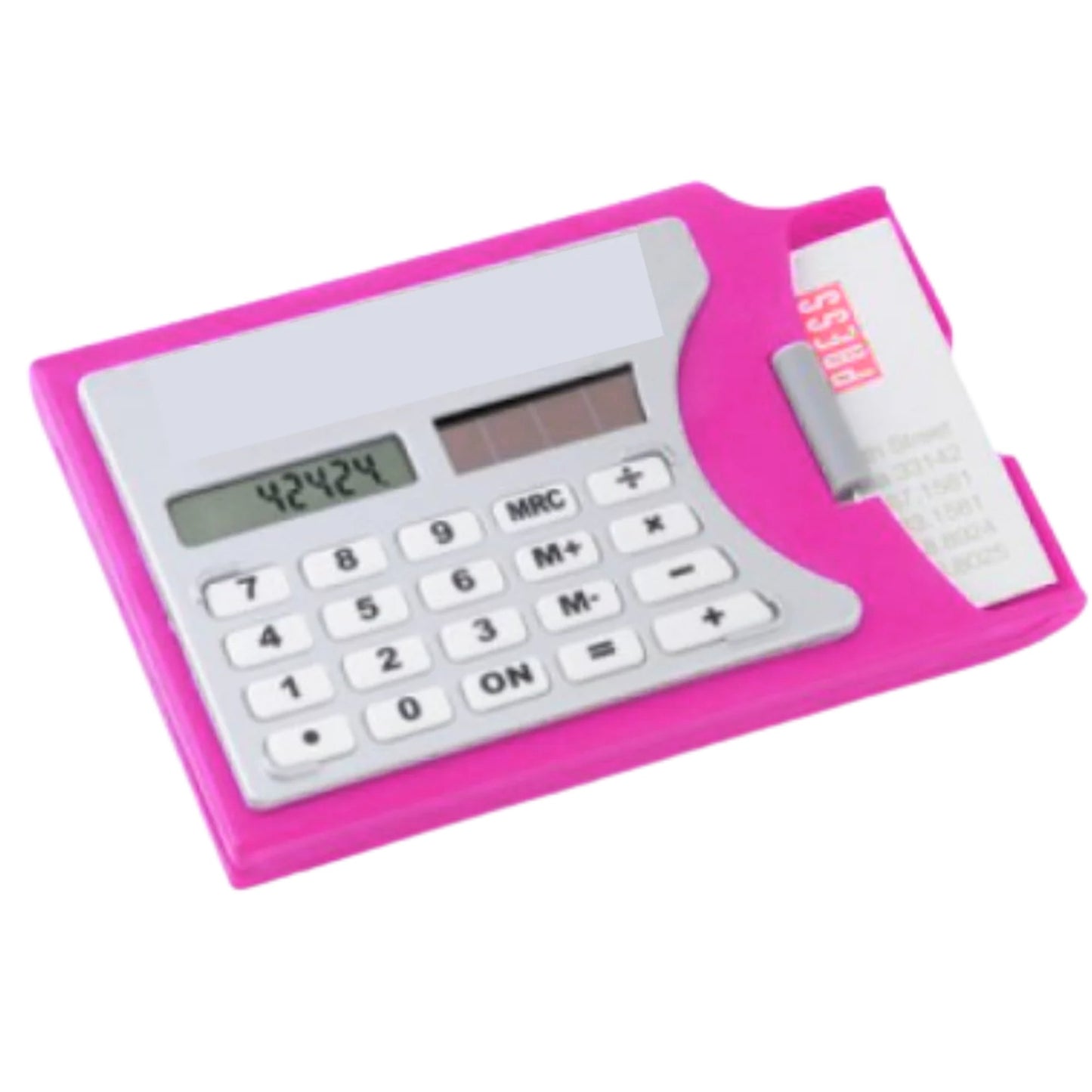 Compact Calculator with Cardholder and Pen