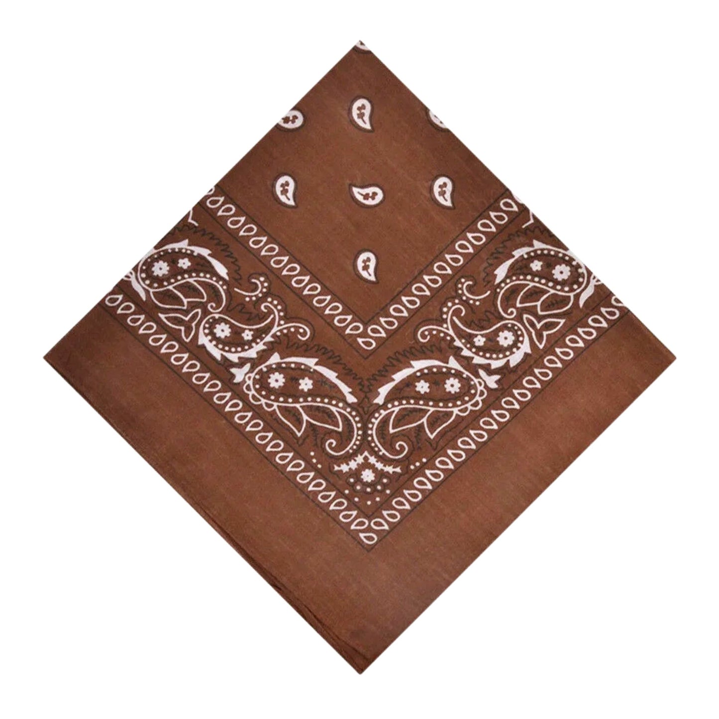 Unisex Paisley Pattern 100% Cotton Bandana Head or Neck Scarf
