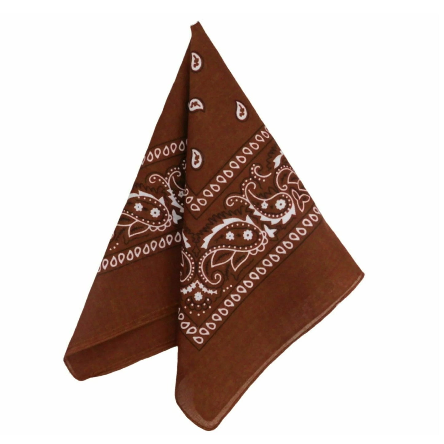 Unisex Paisley Pattern 100% Cotton Bandana Head or Neck Scarf