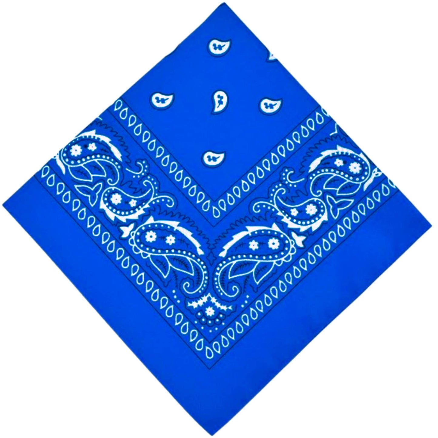 Unisex Paisley Pattern 100% Cotton Bandana Head or Neck Scarf