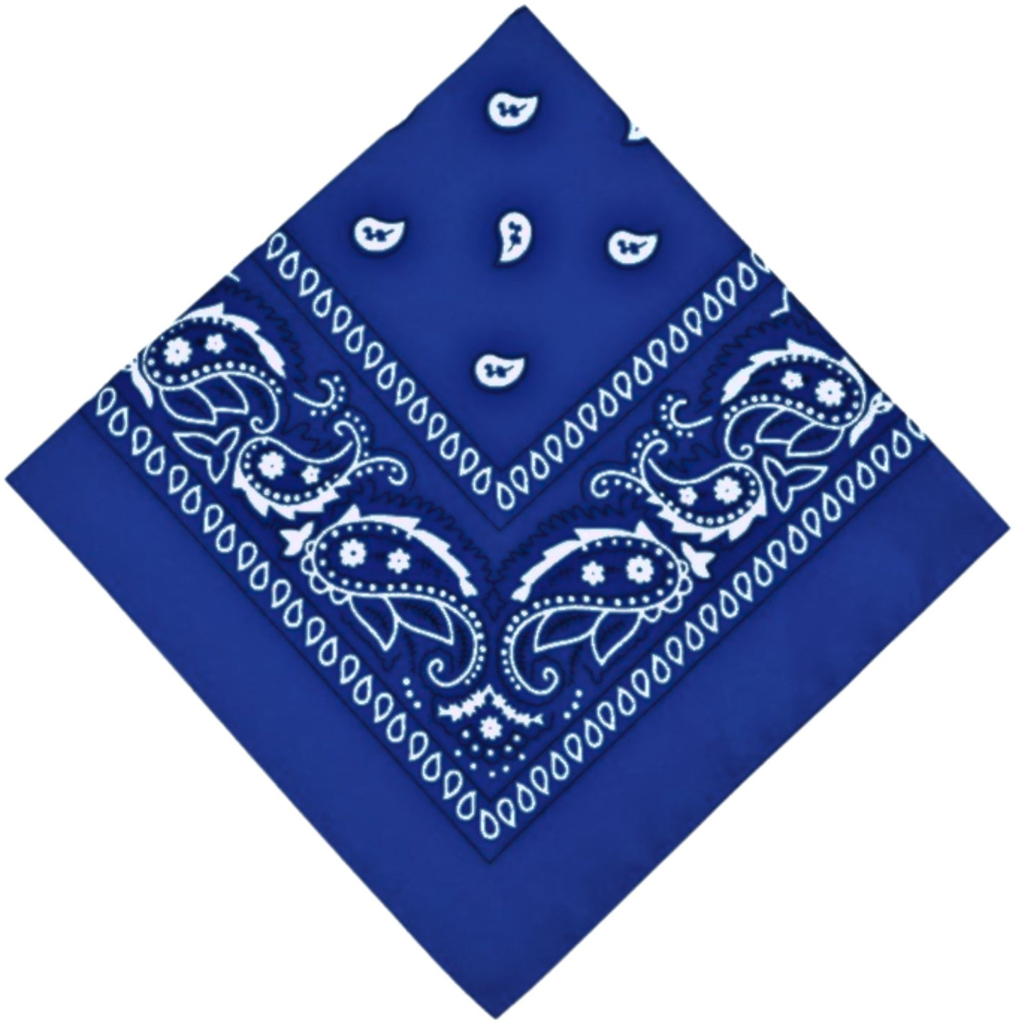 Unisex Paisley Pattern 100% Cotton Bandana Head or Neck Scarf